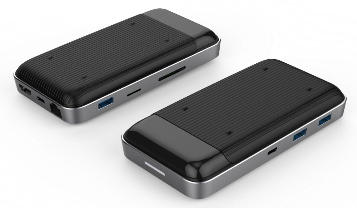 Док-станция HyperDrive Qi Wireless Charger & USB-C Hub 7.5W (Black) купить в интернет-магазине icover