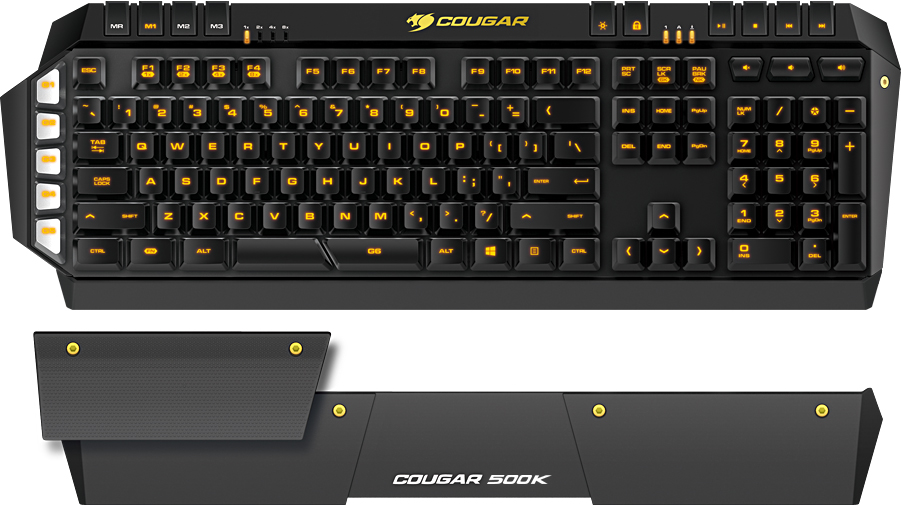 Cougar 500K - игровая клавиатура (Black) купить в интернет-магазине icover