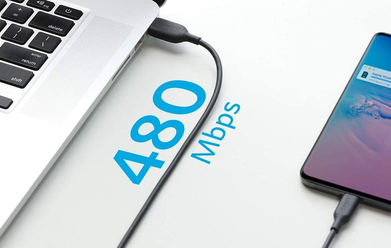 Кабель Anker PowerLine III (A8856H21) USB-C 100W 1,8м (White) купить в интернет-магазине icover