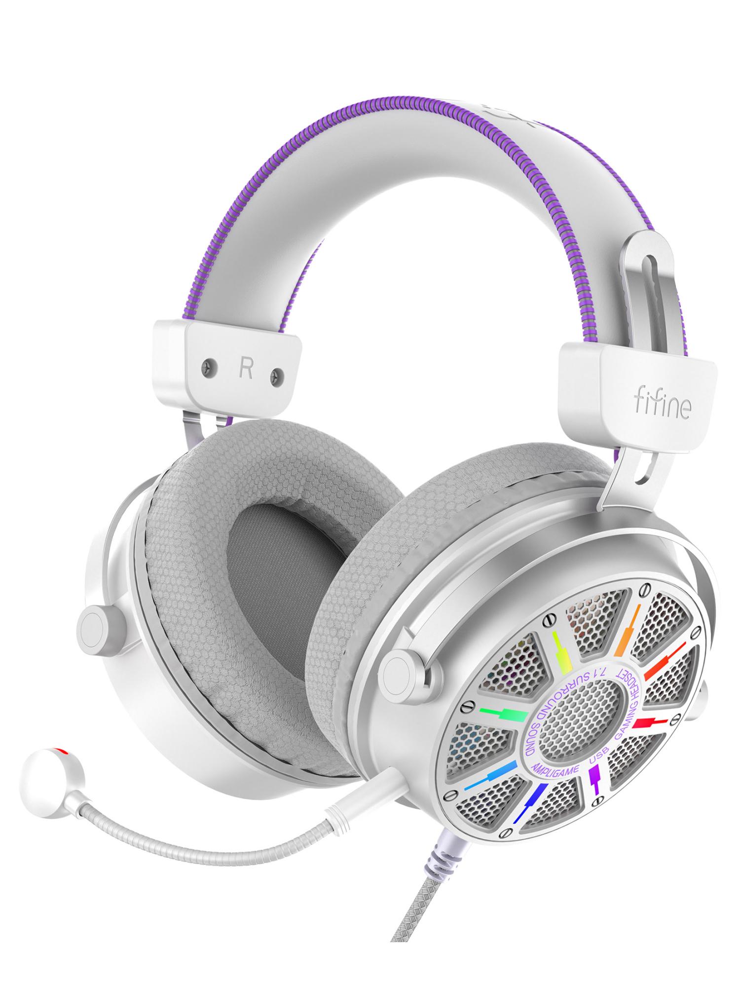 Игровые наушники Fifine H19 Gaming Headsets (White) купить в интернет-магазине icover