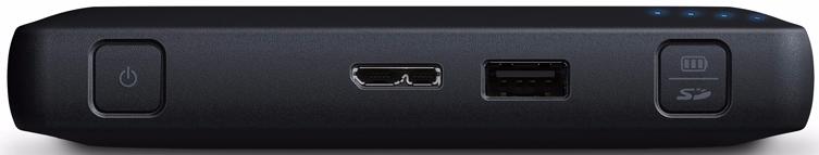 Беспроводной внешний жесткий диск Western Digital My Passport Wireless Pro 2.5" USB 3.0/WiFi 2 Tb WDBP2P0020BBK-RESN (Black) купить в интернет-магазине icover