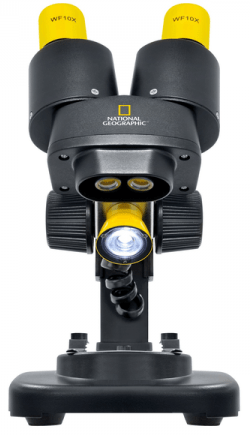 National Geographic Microscop Stereo 20x (9119000) - цифровой микроскоп (Black/Yellow) купить в интернет-магазине icover