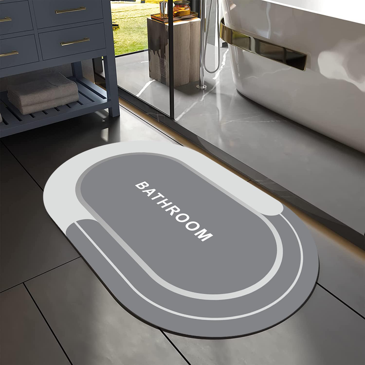 Коврик для ванной Ridberg PP 50*80 см (Grey) купить в интернет-магазине icover