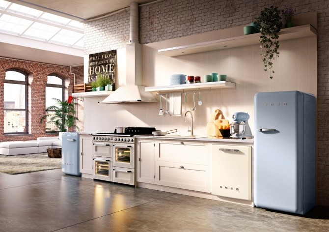 Планетарный миксер Smeg SMF01PBEU (Blue) купить в интернет-магазине icover