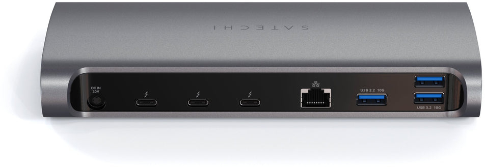 Зарядная док-станция Satechi Thunderbolt 4 ST-UCT4DM-EU (Space Grey) купить в интернет-магазине icover