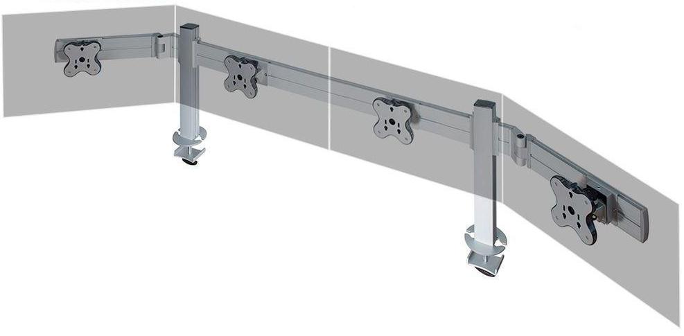 Кронштейн ErgoFount TBSS-400WG для 4 мониторов 24'' (Silver) купить в интернет-магазине icover