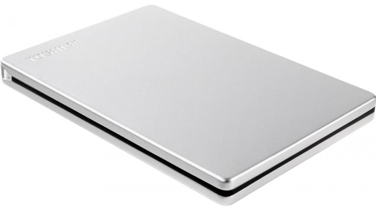 Внешний жесткий диск Toshiba Canvio Slim 2,5" 1Тб HDTD310ES3DA (Silver) купить в интернет-магазине icover