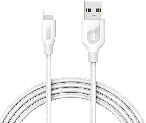 Кабель для iPod, iPhone, iPad Anker PowerLine+ Lightning 0.9 м A8121H22 (White) купить в интернет-магазине icover