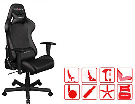 Компьютерные кресло DXRacer Formula OH/FD99 (Black) купить в интернет-магазине icover