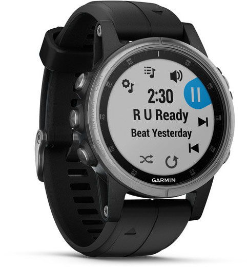 Умные часы Garmin Fenix 5S Plus 010-01987-21 (Silver/Black) купить в интернет-магазине icover