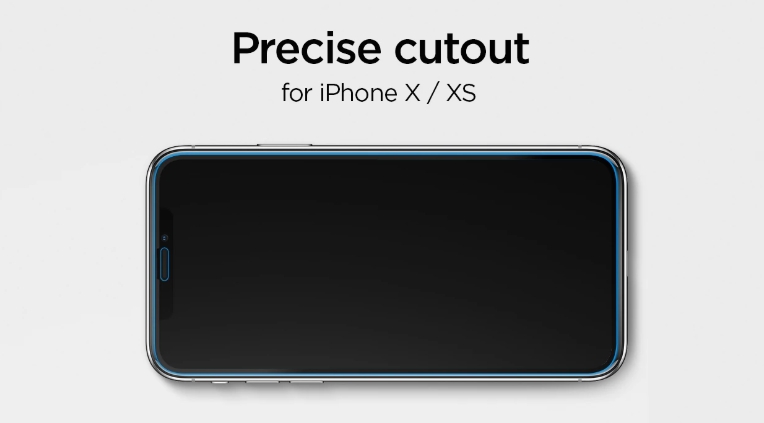 Защитное стекло Spigen Glas.tR Slim Full Cover 2pcs (057GL23120) для iPhone 11 Pro/XS/X (Black) купить в интернет-магазине icover