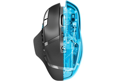 Беспроводная игровая мышь Logitech Wireless Gaming Mouse G602 910-003821 (Black) купить в интернет-магазине icover