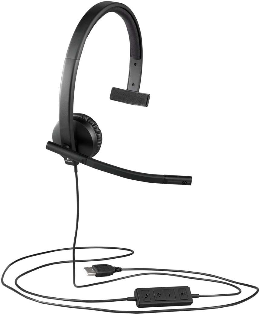 

Наушники с микрофоном Logitech H570e 981-000571 (Mono)
