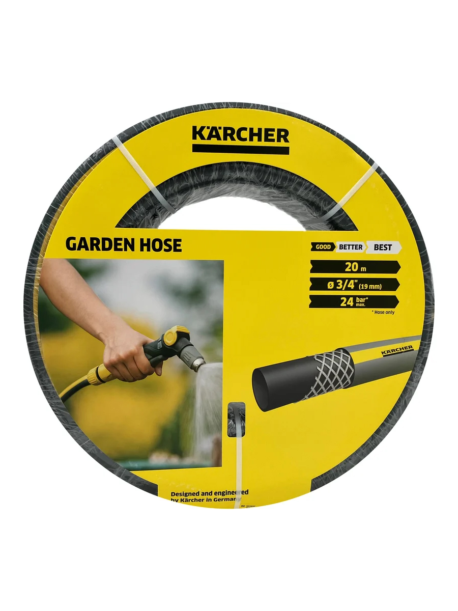 Шланг Karcher PrimoFlex 3/4" 20 м 24 бар (Black/Yellow) купить в интернет-магазине icover