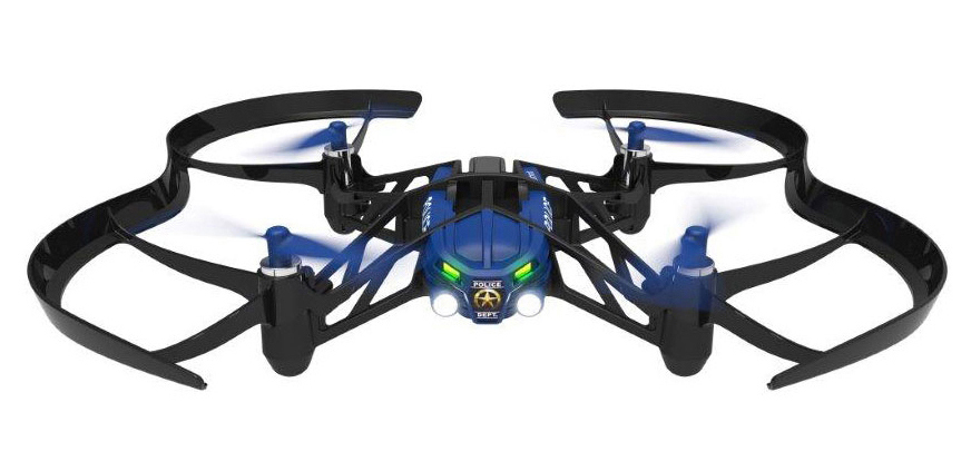 Parrot Minidrone Airborne Night Maclane - квадрокоптер (Blue) купить в интернет-магазине icover