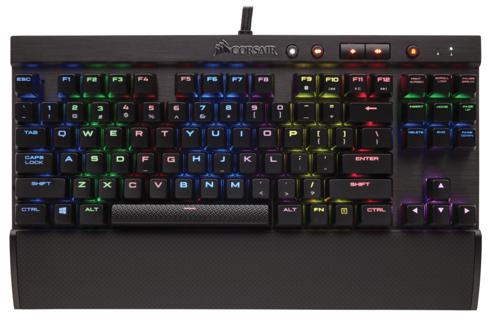 Игровая клавиатура Corsair Gaming K65 RGB RapidFire CH-9110014-RU (Black) купить в интернет-магазине icover