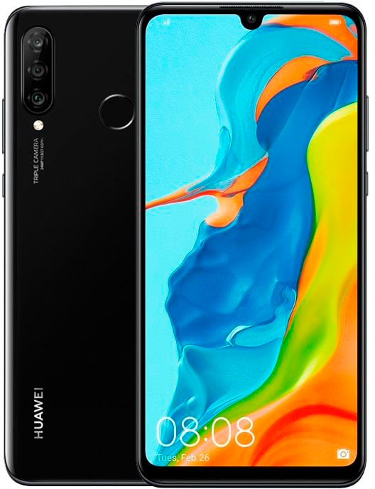Смартфон Huawei P30 Lite (MAR-LX1M) 4/128 Gb (Black) купить в интернет-магазине icover