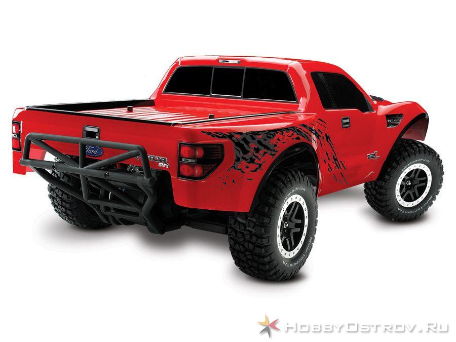 Traxxas Ford F150 SVT Raptor 1:10 - радиоуправляемый шорт-корс (Red) купить в интернет-магазине icover