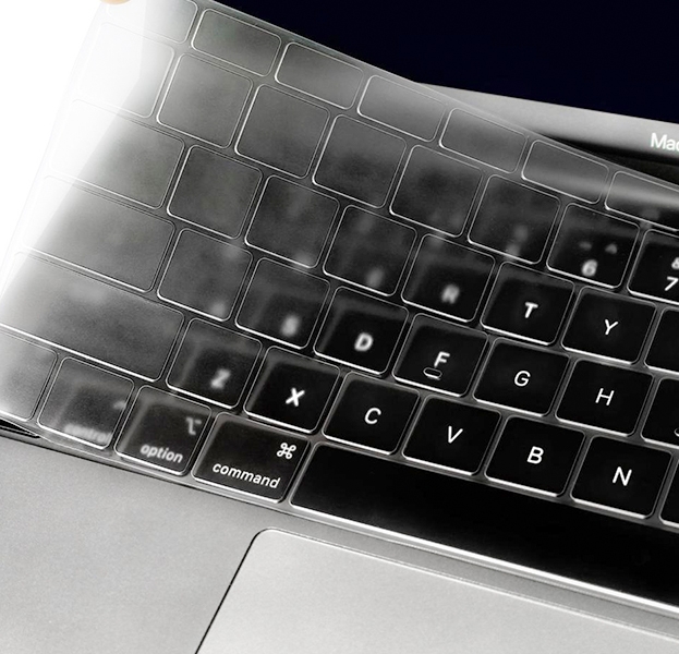 Комплект iBlas чехол + накладка на клавиатуру US + пленка на дисплей для MacBook Air 13 2018/2020 (Clear) купить в интернет-магазине icover