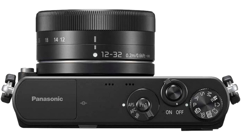 Фотоаппарат Panasonic Lumix DMC-GM1 Kit (DMC-GM1 Body black + Lumix G 12-32 mm f/3.5-5.6 Aspherical O.I.S. black)  купить в интернет-магазине icover