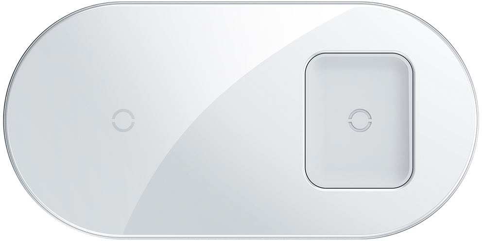Беспроводное зарядное устройство Baseus Simple 2in1 WXJK-02 (White) купить в интернет-магазине icover