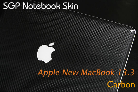 SGP Laptop Cover Skin защитная пленка-наклейка для Unibody MacBook 13 (Carbon) купить в интернет-магазине icover