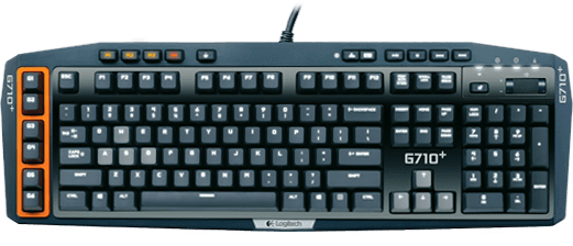 Logitech Gaming Keyboard G710+ Mechanical 920-005707
