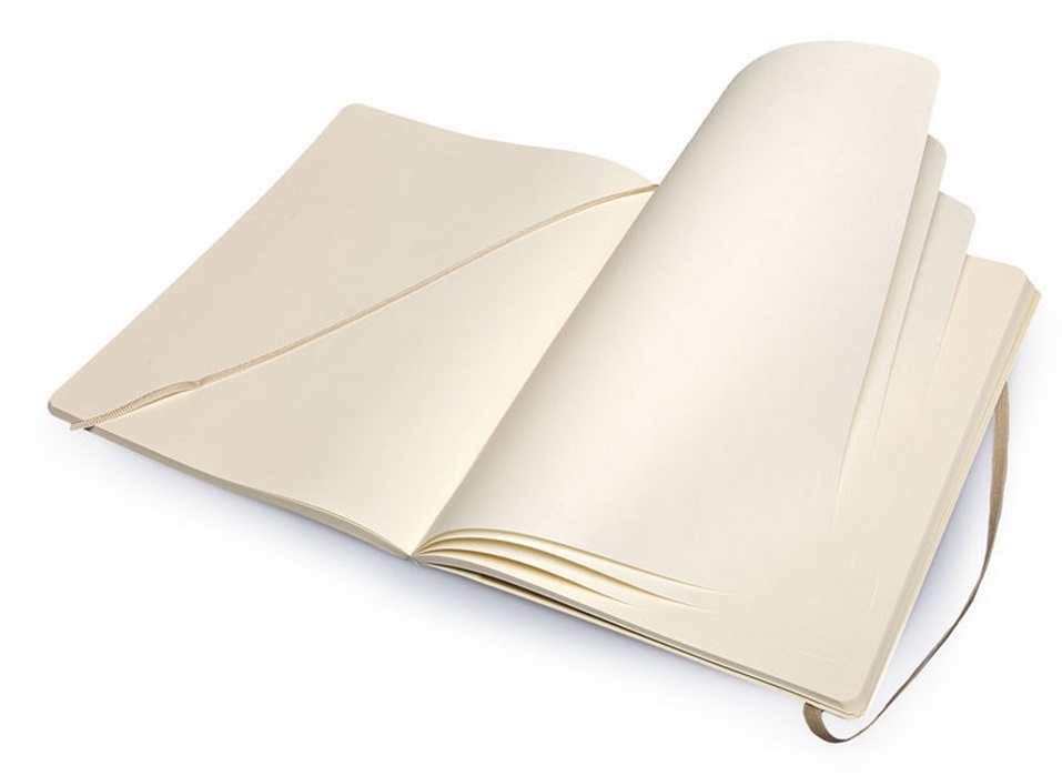 Moleskine Classic Soft XLarge (QP623G4) - нелинованный блокнот (Beige) купить в интернет-магазине icover