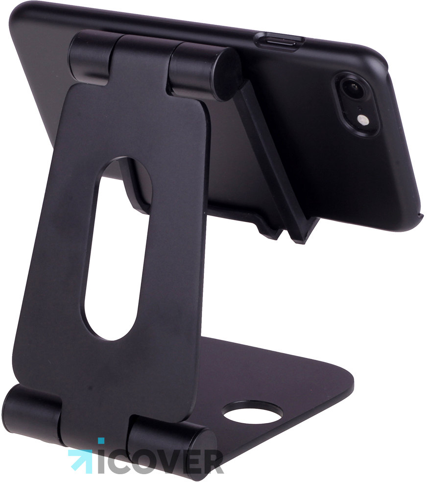 Универсальная подставка-держатель Seenda Aluminum Foldable Phone Bracket Tablet Stand (Black) купить в интернет-магазине icover