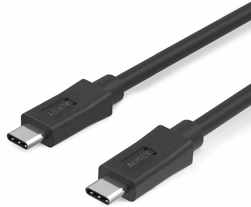 Кабель Aukey CB-C2 USB-C - USB-C 3.1 0.9 m (Black) купить в интернет-магазине icover