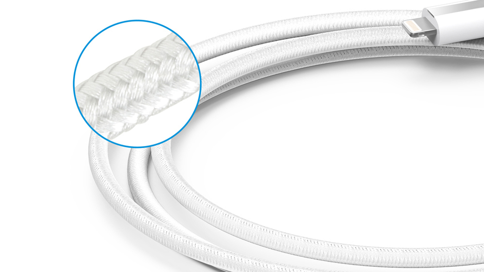 Кабель для iPod, iPhone, iPad Anker PowerLine+ (A8122H21) Lightning to USB 1.8m (White) купить в интернет-магазине icover