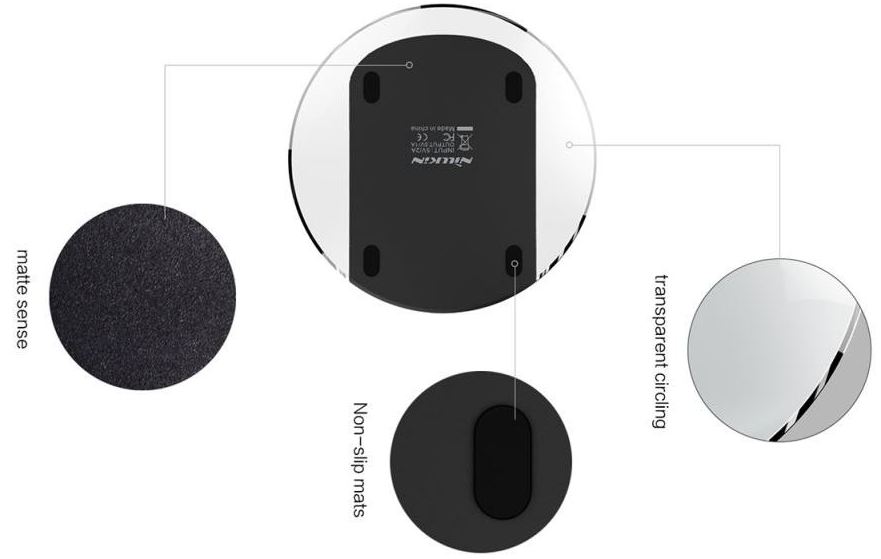 Nillkin Magic Disk II - беспроводное зарядное устройство для телефона (Black) купить в интернет-магазине icover