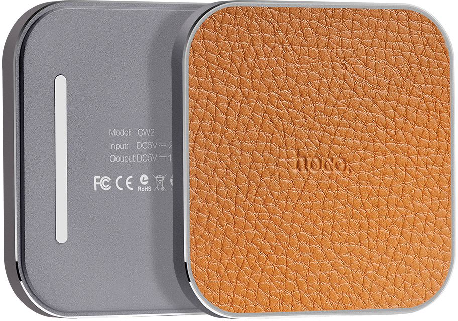 Hoco CW2 - беспроводное зарядное устройство (Grey) купить в интернет-магазине icover