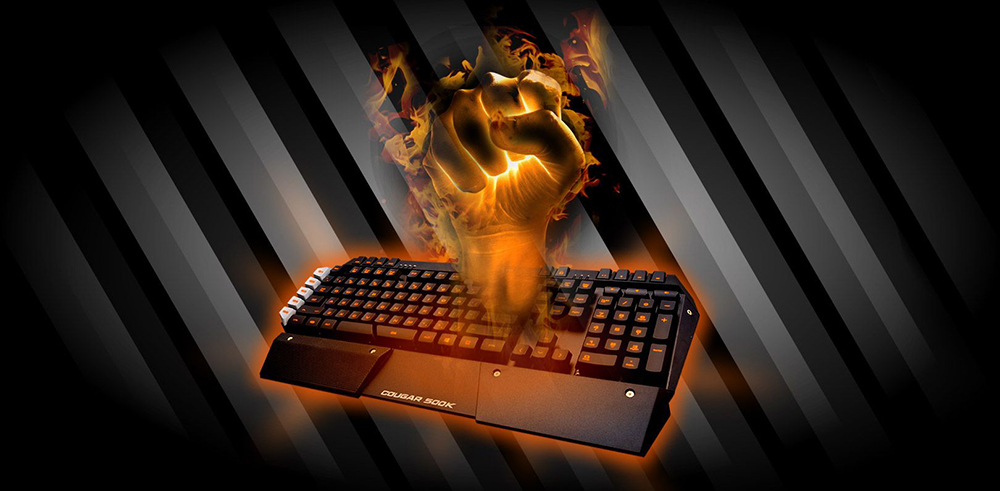Cougar 500K - игровая клавиатура (Black) купить в интернет-магазине icover