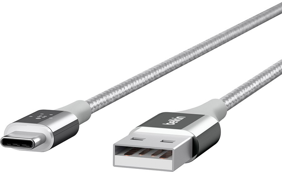 Кабель Belkin Mixit DuraTek USB-C to USB-A 1.2m F2CU059bt04-SLV (Silver) купить в интернет-магазине icover