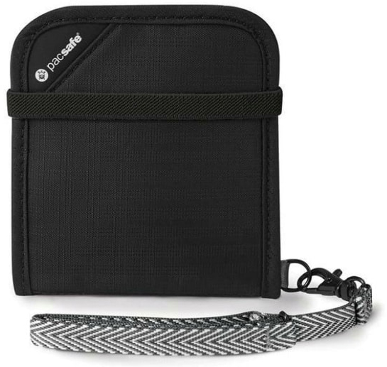 Кошелек Pacsafe RFIDsafe V100 (Black) купить в интернет-магазине icover