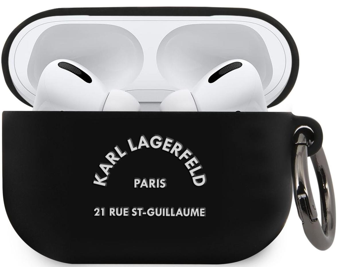 

Чехол Karl Lagerfeld Silicone Case (KLACAPSILRSGBK) для AirPods Pro (Black)