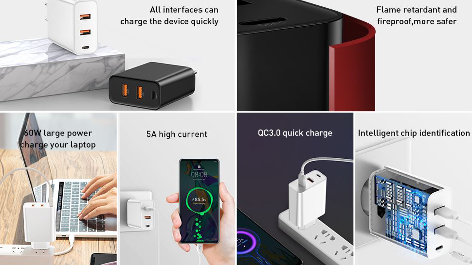 Сетевое зарядное устройство Baseus Speed PPS Quick Charger Type C CCFS-G01 (Black) купить в интернет-магазине icover