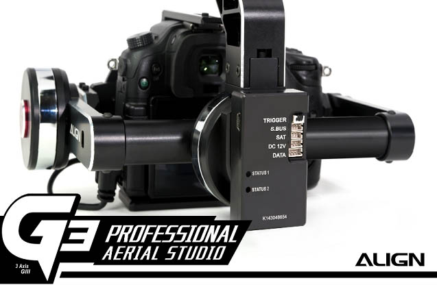 Align G3-5D 3-Axis Gimbal (RGG302XT) - подвес камеры Canon 5D для мультикоптера купить в интернет-магазине icover