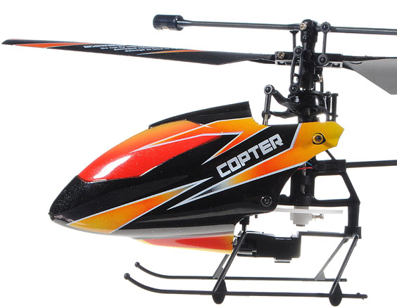 Wltoys V911-1 Micro Helicopter 4Ch - радиоуправляемый вертолет (Orange) купить в интернет-магазине icover