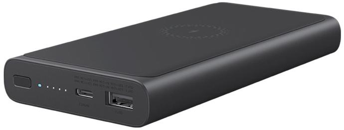 Внешний аккумулятор Xiaomi Mi Wireless 10000mAh (PLM11ZM) с беспроводной зарядкой (Black) купить в интернет-магазине icover