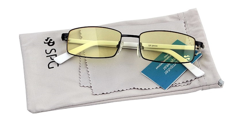 SP Glasses Premium (AF028) -компьютерные очки (Black/White) купить в интернет-магазине icover