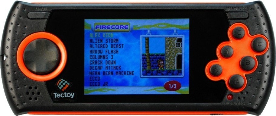 Sega Genesis Gopher Wireless - портативная игровая приставка + SD карта + 370 игр (Orange) купить в интернет-магазине icover