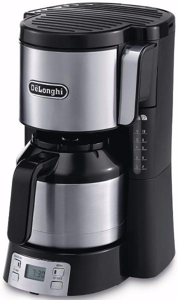 DeLonghi ICM 15750 - кофеварка капельная (Black/Silver) купить в интернет-магазине icover