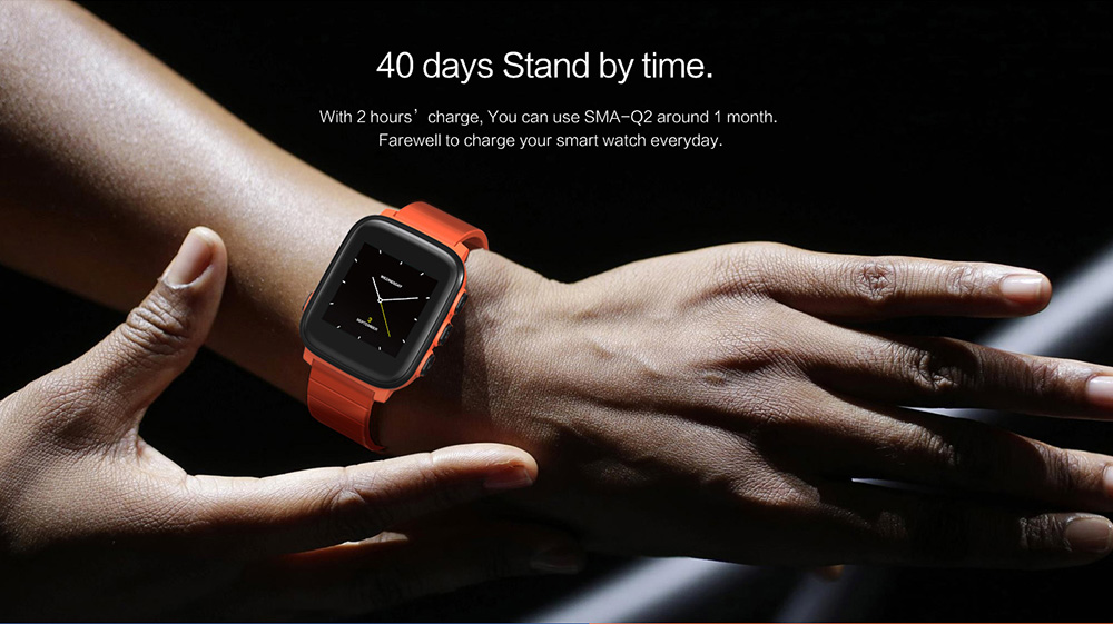 Умные часы SMA Q2 Lite (Orange) купить в интернет-магазине icover