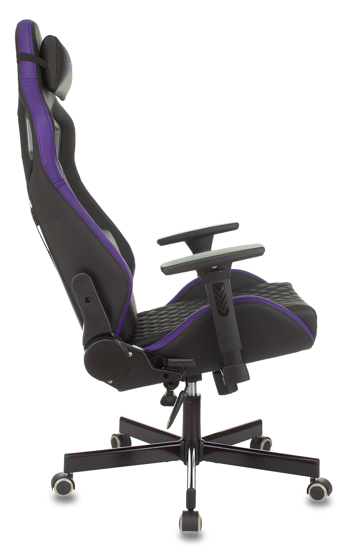 Игровое кресло Бюрократ Knight Outrider (Black/Purple) купить в интернет-магазине icover