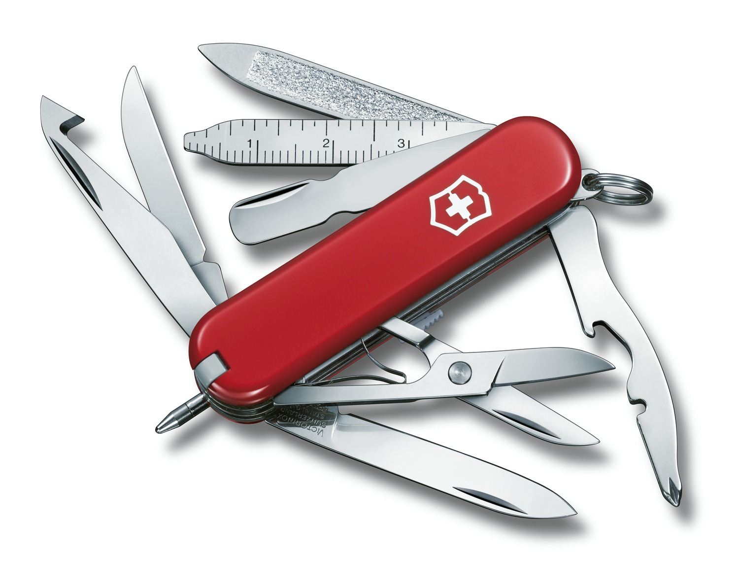 

Многофункциональный нож-брелок Victorinox Classic MiniChamp 0.6385 (Red)