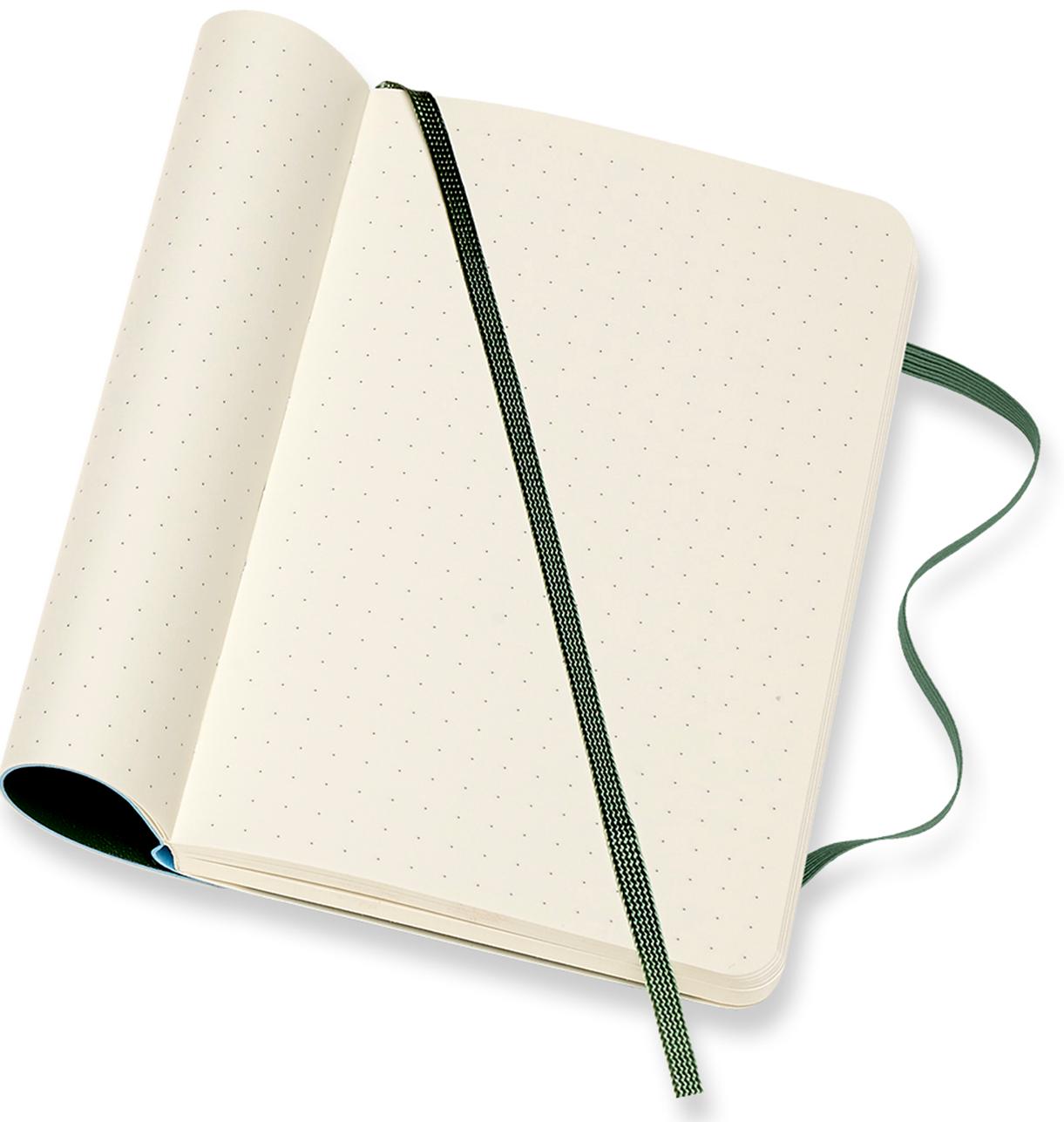 Блокнот Moleskine Classic Soft Pocket QP614K15 (Green) купить в интернет-магазине icover