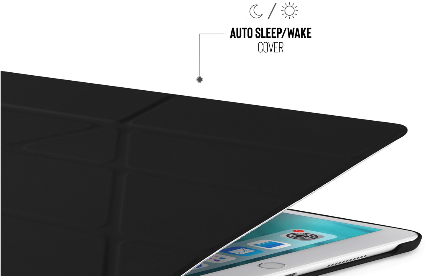 Чехол Pipetto Origami (P030-49-7) для iPad 10.2" (Black) купить в интернет-магазине icover