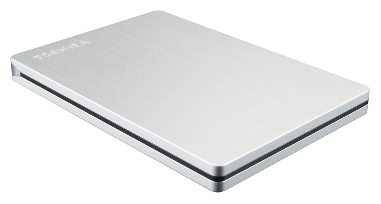 Toshiba Canvio Slim 2.5" 500Gb (HDTD205ES3DA) - внешний жесткий диск (Silver) купить в интернет-магазине icover